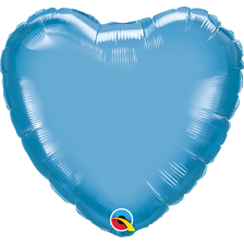 Standard Heart Chrome Blue